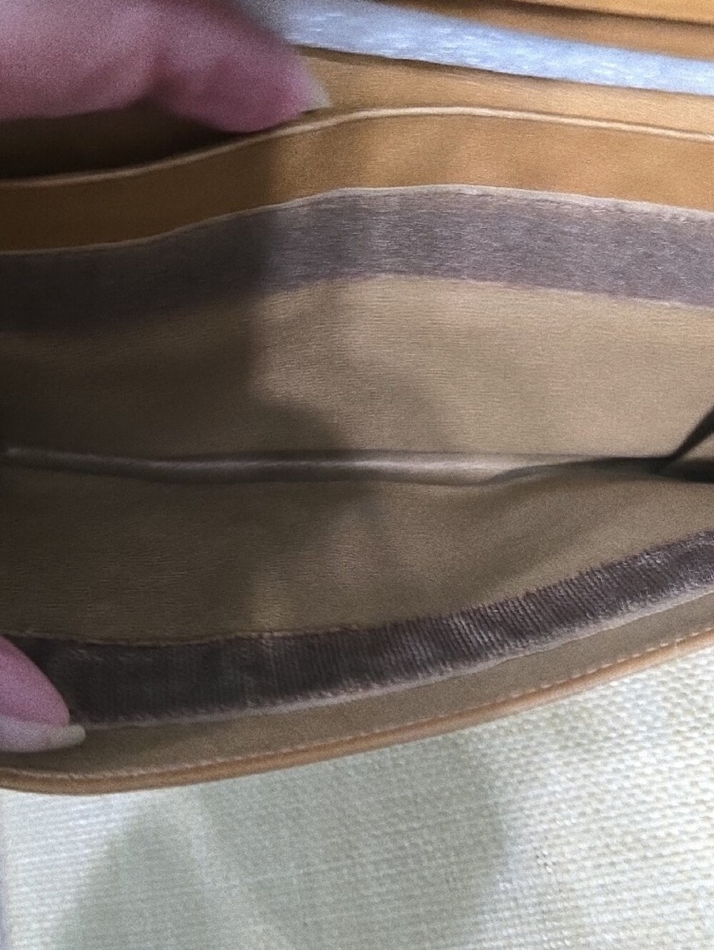 Celine Beige Tan Monogram Continental Wallet - Picture 7 of 11